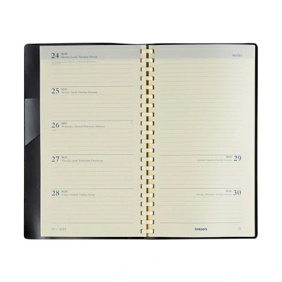Image de Brepols Notaplan recharge pour agenda semainier 2026 (1 semaine sur 2 pages) 6 langues