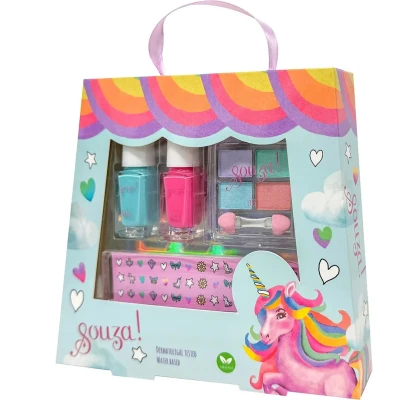 Afbeelding van Souza for kids make up set ogen en nagels eenhoorn