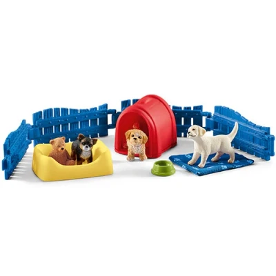 Afbeelding van Schleich farm world hondenren met puppy&#039;s