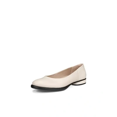 Afbeelding van ECCO Women&#039;s Sculpted Luxe Ballerina Ballet Flat, Limestone, 5 5.5