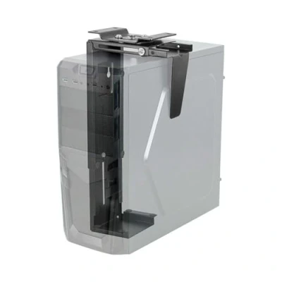 Afbeelding van Techly ICA CS 66 CPU houder Under desk holder Zwart