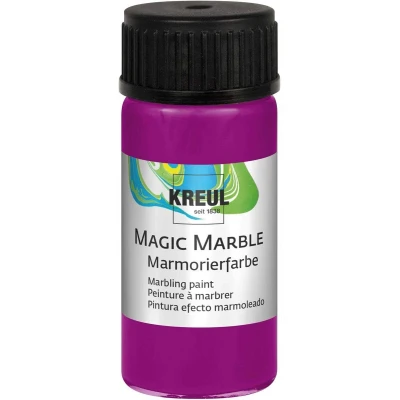 Afbeelding van KREUL Magenta Magic marble Marmer effect verf 20ml voor eindeloze toepassingen zoals toepassingen, van achtergronden schilderijen tot gitaren