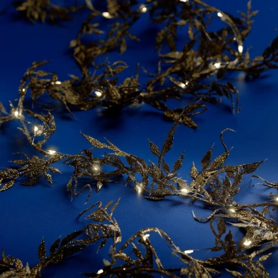 Afbeelding van Micro LED guirlande goud 150 cm lang met 30 LED&#039;s