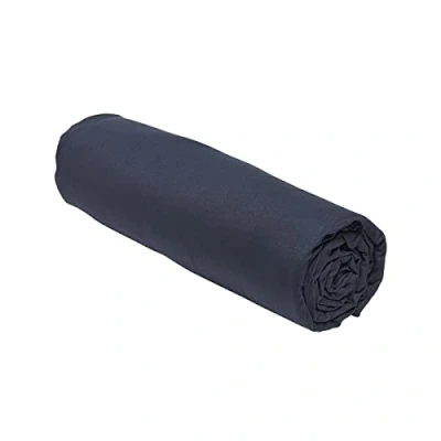 Image de Drap housse Essential 140 x 200+30 cm 2 personnes 100% Coton uni Navy