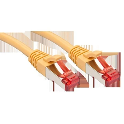 Afbeelding van LINDY 47761 RJ45 Netwerkkabel, patchkabel CAT 6 S/FTP 0.50 m Geel 1 stuk(s)