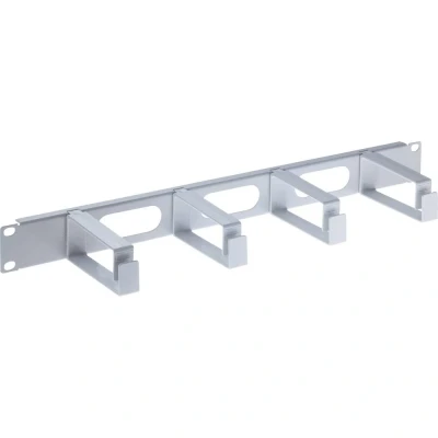 Afbeelding van Intellinet 711067 19 inch Kabelvoering voor patchkast 1 HE Grijs wit (RAL 7035)