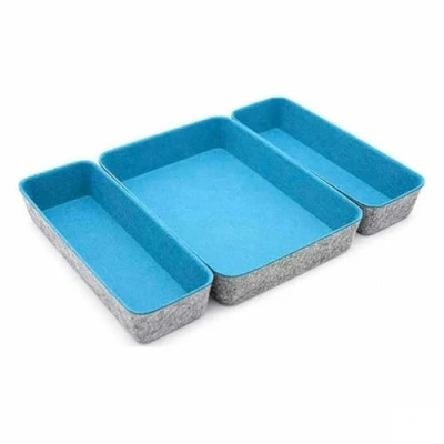 Afbeelding van Basket spelset Confortime 3 Onderdelen Vilt 28 x 20,5 5,3 cm (3 Onderdelen) (6 Stuks)