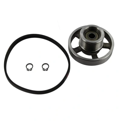 Afbeelding van Beko Grundig Arcelik 492204404 snaarwiel droogkast aandrijving motor, alu