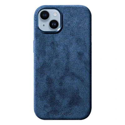 Afbeelding van iPhone 14 Plus Alcantara Case Ocean blue