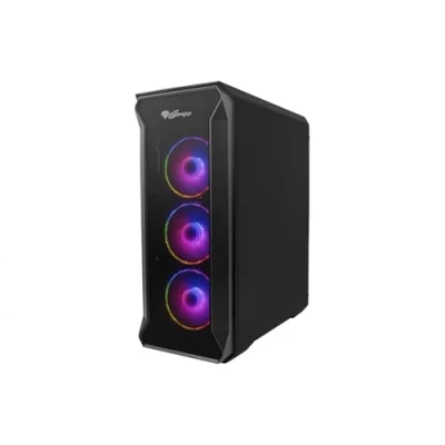 Afbeelding van Genesis Irid 505 ARGB Midi tower PC behuizing Zwart, Transparant