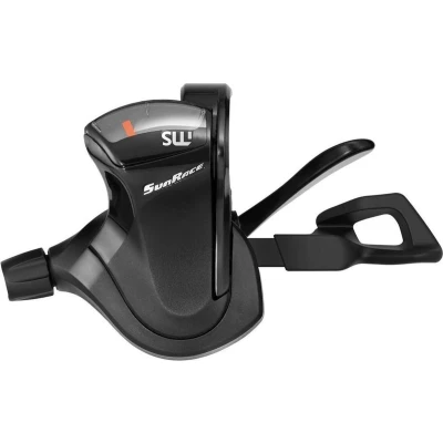 Afbeelding van Sunrace Duimversteller Ms 2 speed Aluminium/rvs Zwart