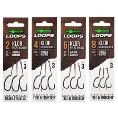 Afbeelding van Korda Loop Rigs Klor #6 (3 stuks) Karper onderlijnen