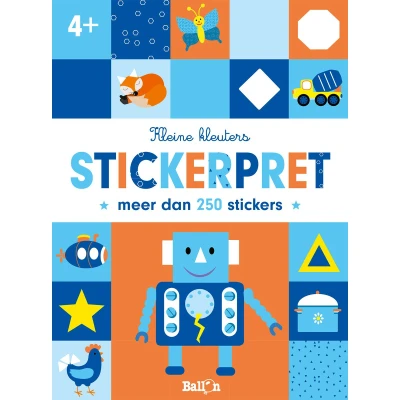 Afbeelding van Uitg. ballon stickerboek kleine kleuters stickerpret 4+