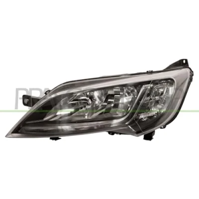 Afbeelding van PRASCO FT9324934 Koplampen Links H7/H7 zwart Met regelmotor voor LWR FIAT: Ducato III Van, Platform / Chassis, Minibus