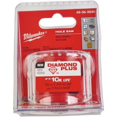 Afbeelding van MILWAUKEE 49565640 diamant gatzaag 44mm 1/2 x 20&quot;
