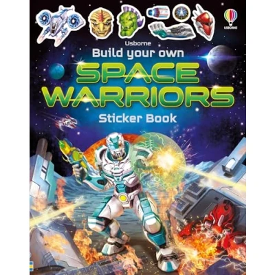 Afbeelding van Build Your Own Sticker Book Space Warriors