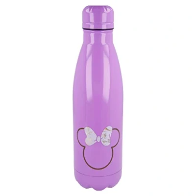 Afbeelding van Disney Minnie Mouse Metalen Waterfles Paars