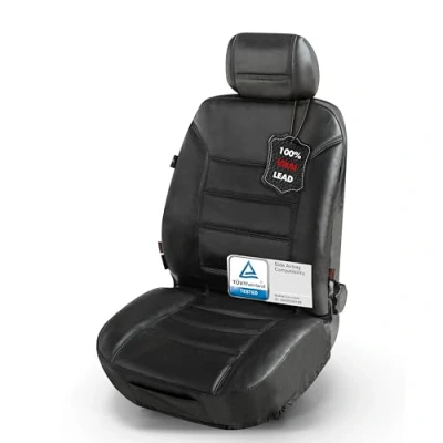 Afbeelding van WALSER Billy 19635 Stoelhoes Zwart Leer Voor VOLKSWAGEN: Bora Saloon, Polo V Hatchback, Caddy 3, OPEL: Astra G Zafira B, Convertible