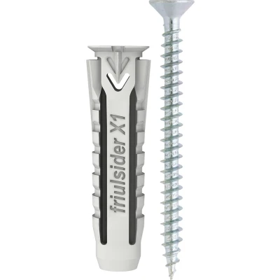 Afbeelding van Friulsider universeelplug FM X1 met schroef 6x30mm (Per 100 stuks)