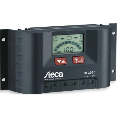 Afbeelding van Steca PR 2020 Laadregelaar voor zonne energie PWM 12 V, 24 V 20 A