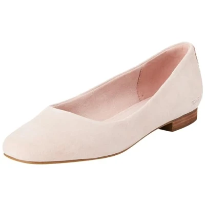 Afbeelding van TOMS Briella Ballerina&#039;s voor dames, Roze suède ballet