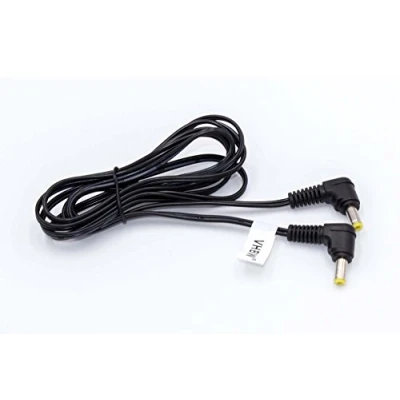 Afbeelding van vhbw Vervangende voedingskabel voor Panasonic K2GJ2DC00011, K2GJ2DC00015 camcorder, camera, 100 cm, zwart