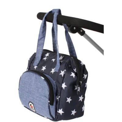 Afbeelding van Bayer Chic Poppenluiertas (navy sterren).