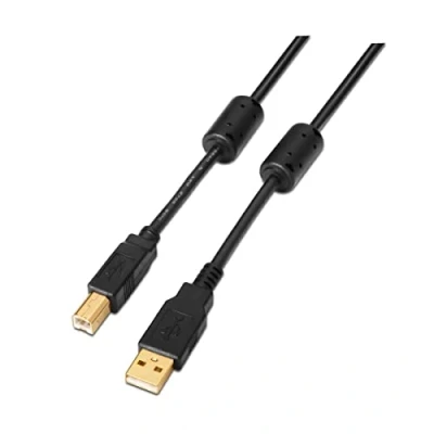 Afbeelding van AISENS A101 0011 USB 2.0 kabel, 5 m, zwart