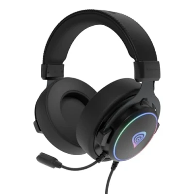 Afbeelding van GENESIS NEON 764 HEADSET MET MICROFOON RGB VERLICHTING ZWART USB