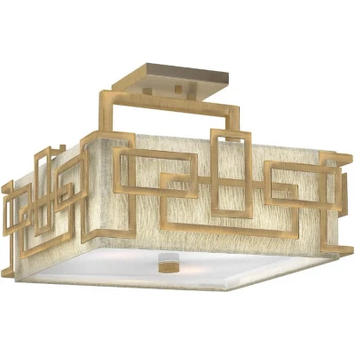 Afbeelding van Hinkley LED Plafondlamp Lanza 3X E27 Max 60W Dimbaar Brushed Bronze