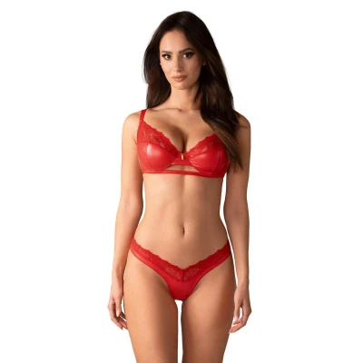 Afbeelding van Obsessive Aliosa 2 Pcs Set Red 2XL/3XL