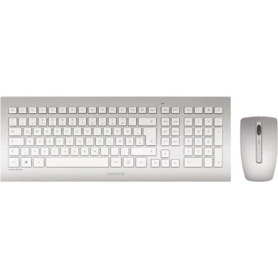 Afbeelding van CHERRY DW 8000 Toetsenbord en muis set draadloos 2.4 GHz wit, zilver