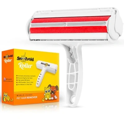 Afbeelding van Snoofield Pet Hair Remover voor honden en katten extreem effectieve lintroller huisdierhaar, kleding, banken, bedden tapijten werkt op huisdierhaar als een magneet