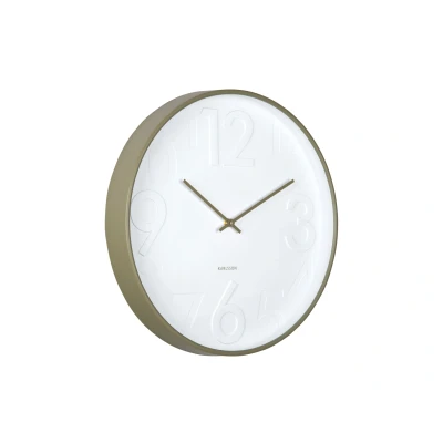 Afbeelding van Karlsson Wandklok Ayuno Army green Ø40cm