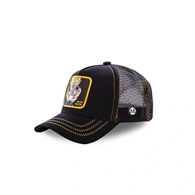 Afbeelding van Dragon Ball Z Majin Vegeta Cap, zwart, één maat, zwart.