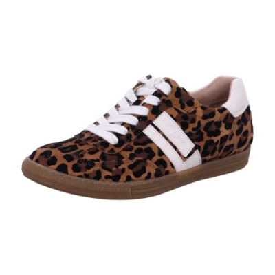 Afbeelding van Paul Green Sneakers laag, Dames, Maat: 37, Sisal/ivory Veloursleer
