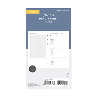 Afbeelding van Set persoonlijke minimale maaltijdplanners