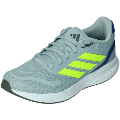 Afbeelding van adidas Mixte enfant RUNFALCON 5 SHOES JUNIOR, halo silver/lucid lemon/team royal blue, 38 2/3 EU