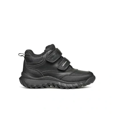 Afbeelding van Geox J Simbyos Boy B Abx Sneakers voor jongens, zwart.