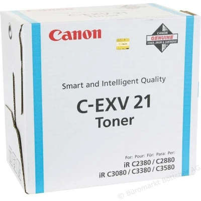 Afbeelding van Canon C EXV 21 cyaan Tonercartridge