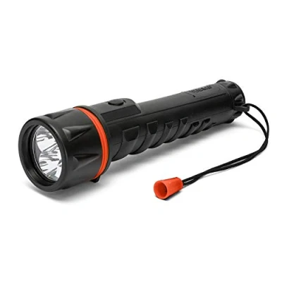 Afbeelding van Velamp rubberen zaklamp LED 3 x D