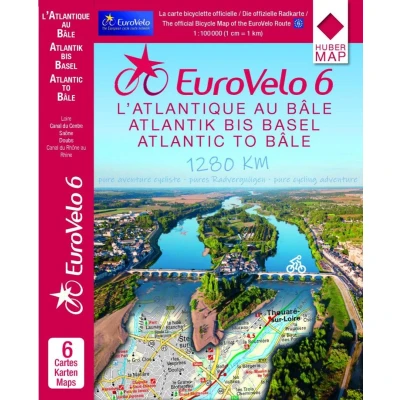Afbeelding van EuroVelo 6 (Atlantic Basel) 1:100 000