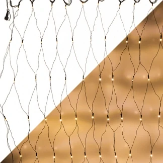 Afbeelding van Koppelbare kerstverlichting Net 2.1 x 1.5 meter Konstsmide (100 LEDs, Binnen/Buiten)