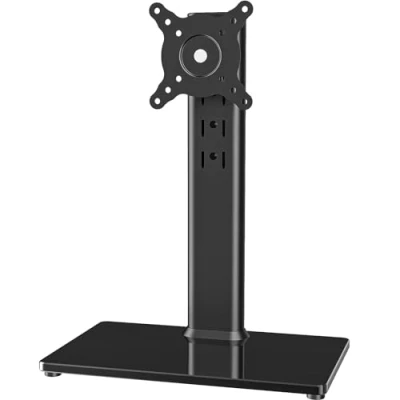 Afbeelding van Single LCD Computer Monitor Vrijstaande bureaustandaard Riser voor 13 inch tot 32 scherm met draaibaar, in hoogte verstelbaar, rotatie, houdt één 35 kg