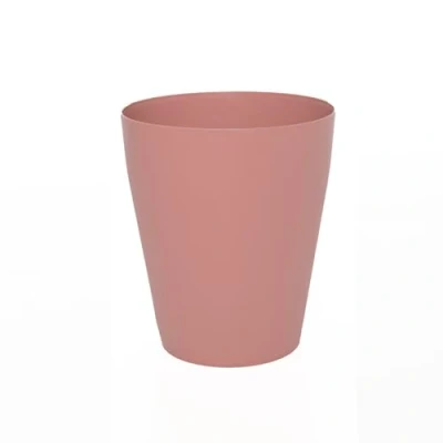 Afbeelding van Sinoba Prullenbak, prullenbak van kunststof, ideaal voor kinderkamer, kantoor, keuken, hoogte 26,5 cm, 12 liter, roze