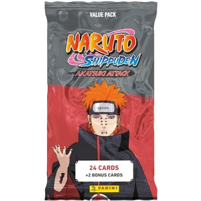 Image de Pack 24 cartes à collectionner avec 2 bonus Panini Naruto Shippuden TC