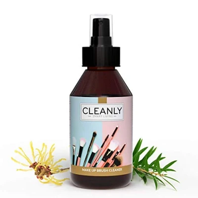 Afbeelding van CLEANLY make upkwastenreiniger, reinigingsspray voor upkwast, natuurlijke en biologische reiniger, zonder uitspoelen, reinigt het pigment up van je ogen, 250 ml