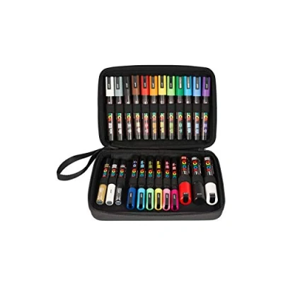 Afbeelding van Posca paintmarker in luxe koffer, 24 stuks, assorti