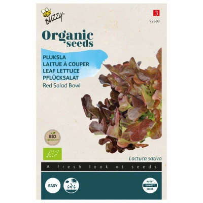 Afbeelding van Organic Pluksla Red Salad Bowl (Skal 14725) Buzzy
