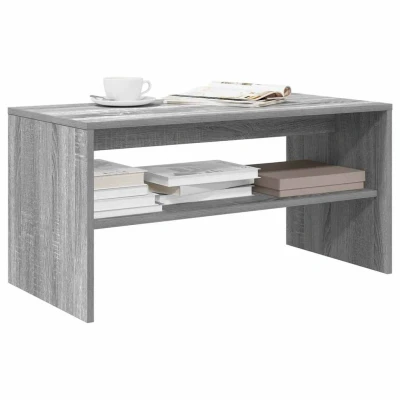 Afbeelding van vidaXL Tv meubel 80x40x40 cm bewerkt hout grijs sonoma eikenkleurig
